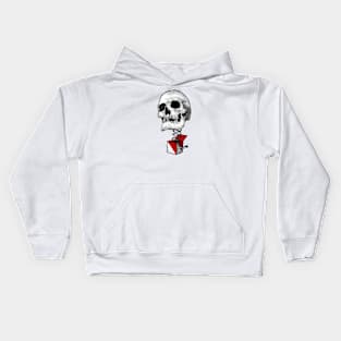 Skull of jack in the box Kids Hoodie